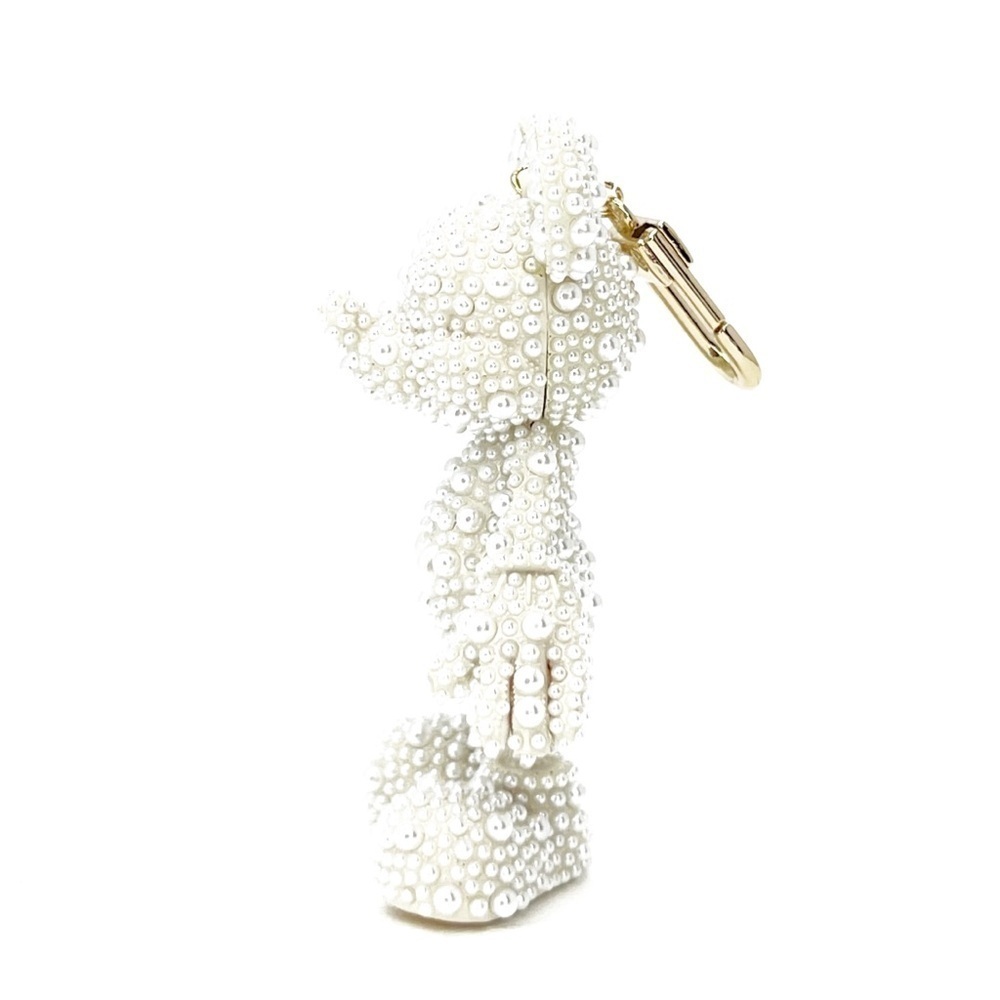 Disney X Baublebar Mickey Mouse Disney Bag Charm Faux Pearl White NWT New in Box - Picture 4 of 8